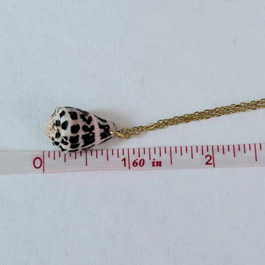 Hebrew Cone Hawaiian Necklace - Gold