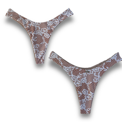 Laguna Reversible Bikini Bottoms - Coco Bloom
