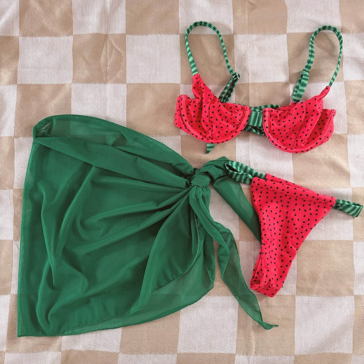 Melon - Sheer Sarong Cover Up