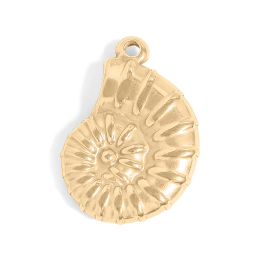 Nautilus - Gold Stainless Charm Necklace