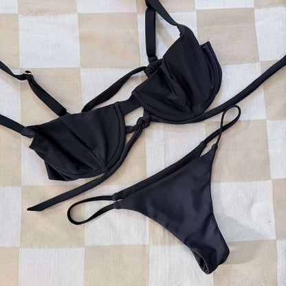 Cali Underwire Bikini Top - Onyx