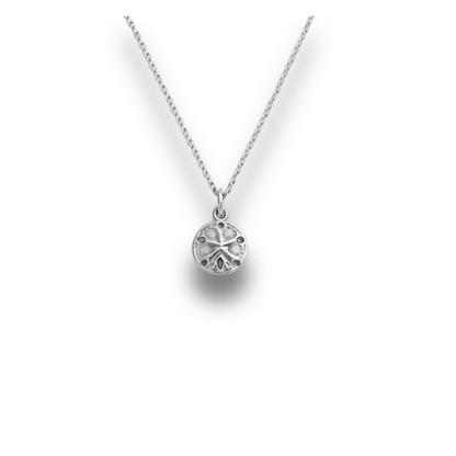 Sand Dollar - Silver Stainless Charm Necklace