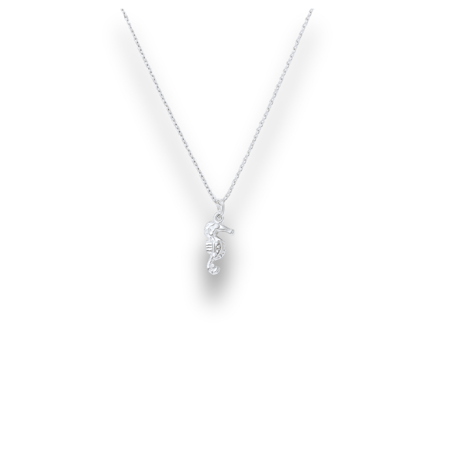 Seahorse - Silver Stainless Charm Necklace