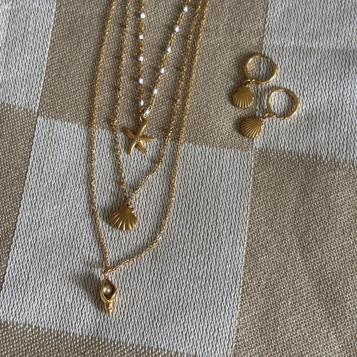 Seychelles Necklace Set - Gold