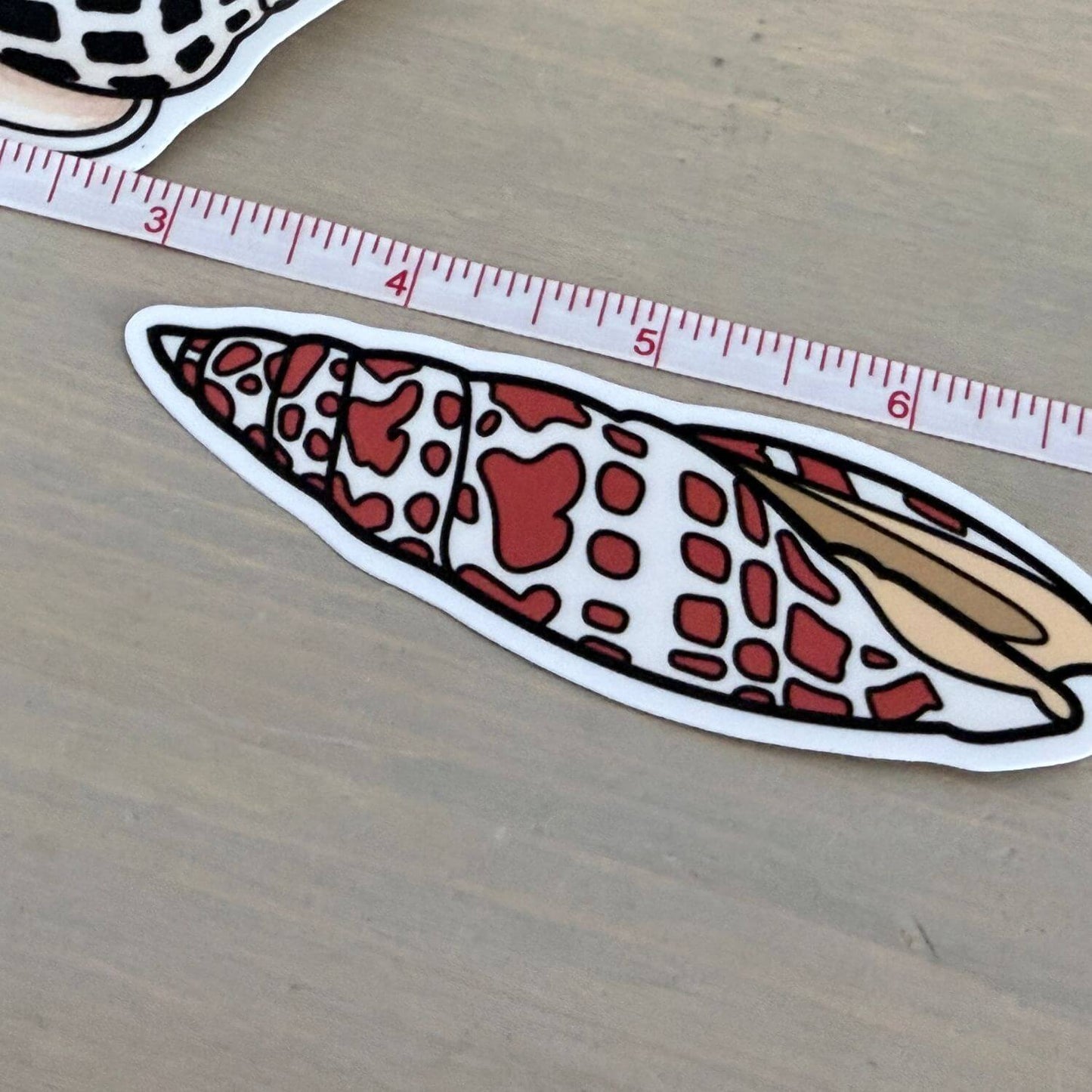 Seashell Stickers, set of 2
