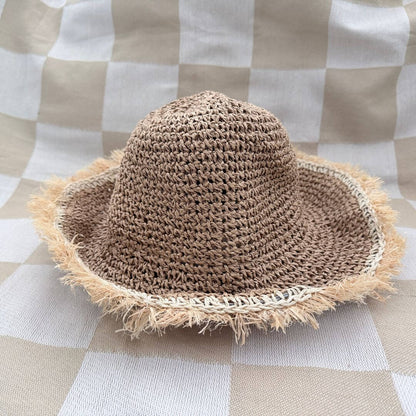 Sunkissed Frayed Straw Women's Hat