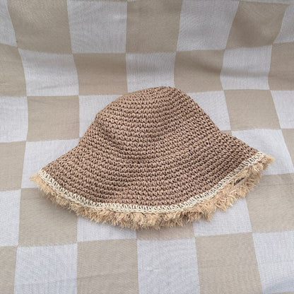 Sunkissed Frayed Straw Women's Hat