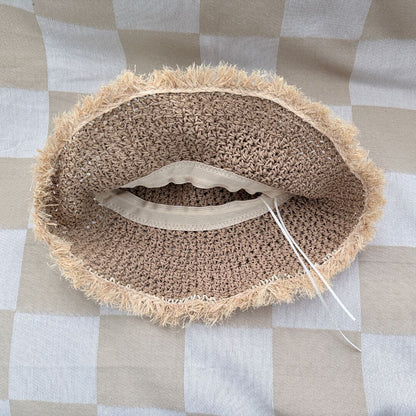Sunkissed Frayed Straw Women's Hat