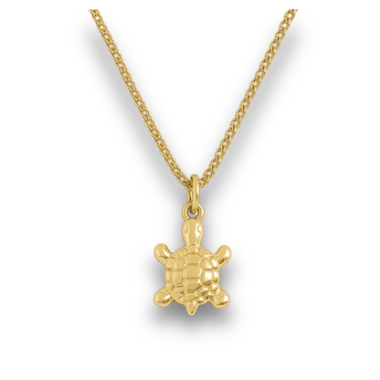 Turtle - Gold Stainless Charm Necklace