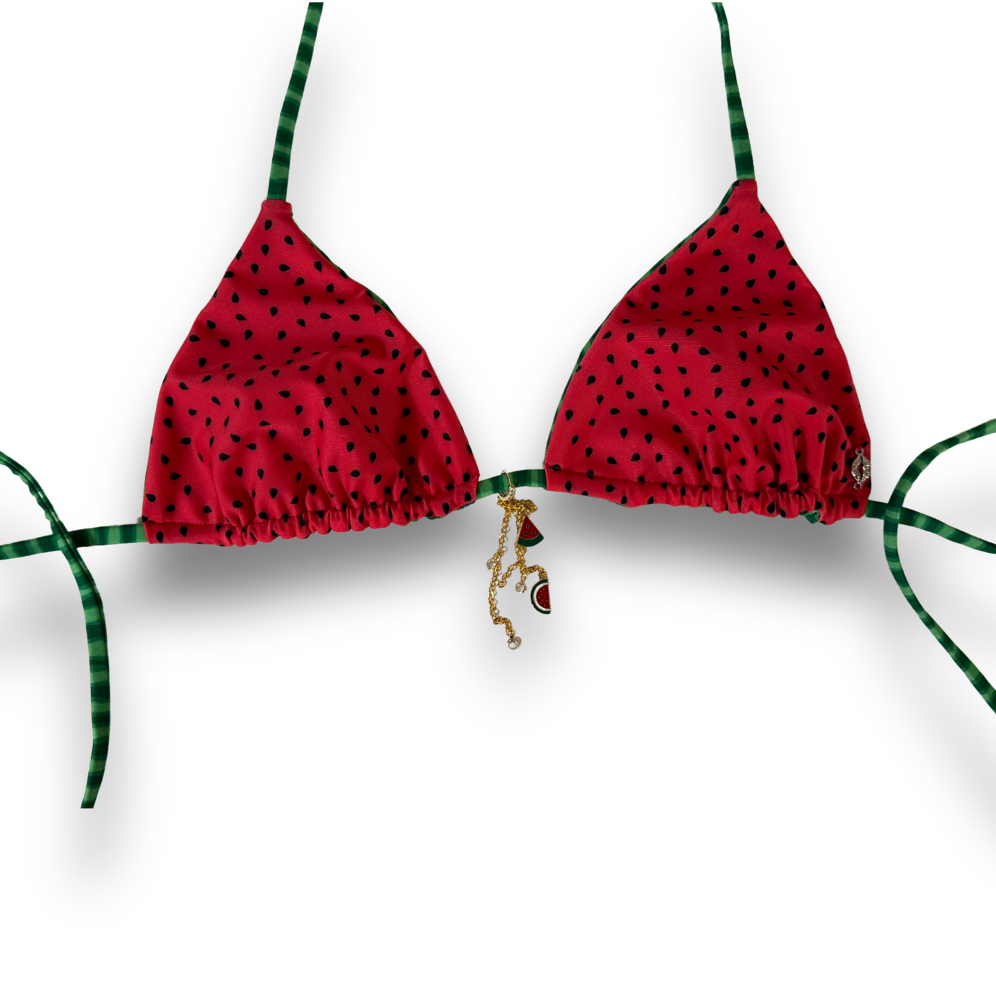 Watermelon Gold Bikini Top Charm