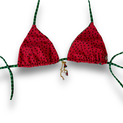 Watermelon Gold Bikini Top Charm