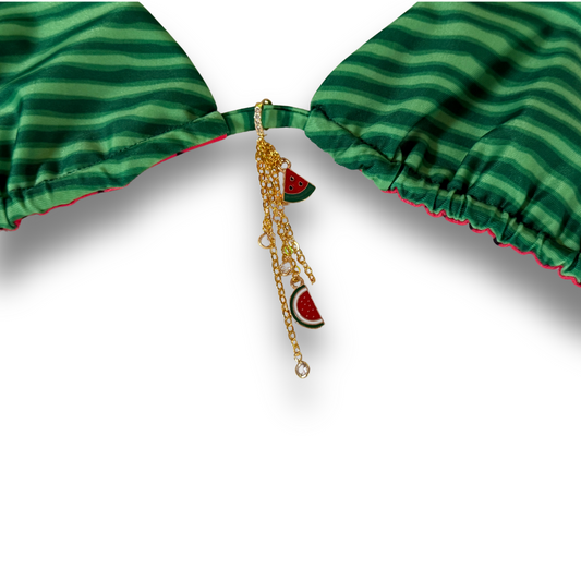 Watermelon Gold Bikini Top Charm