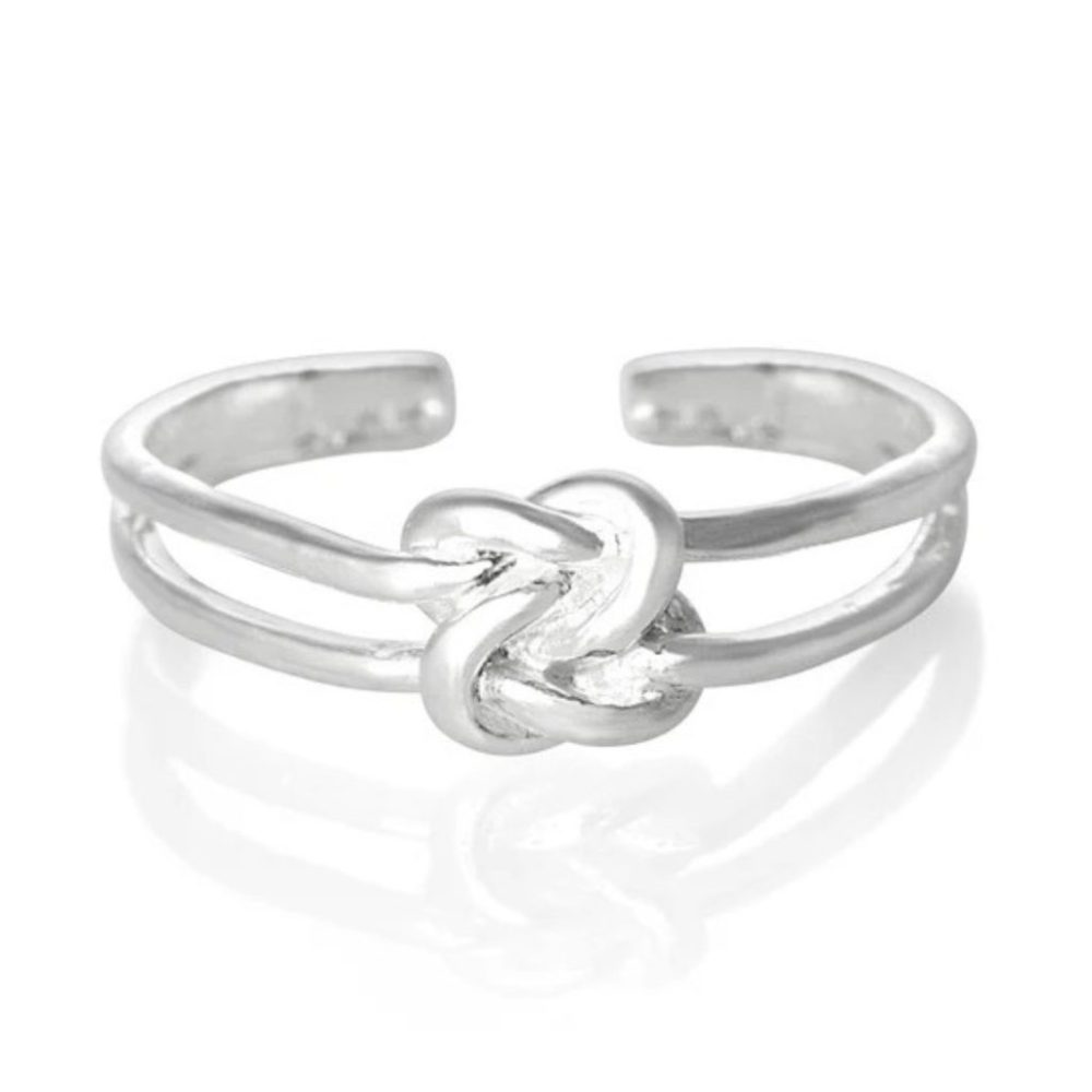 Sailor Knot Sterling Silver Toe Ring